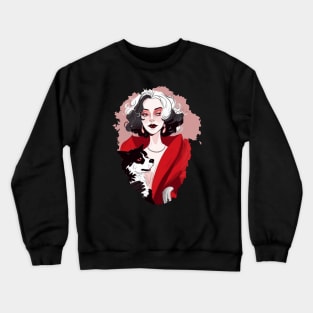 cruella de vil Crewneck Sweatshirt